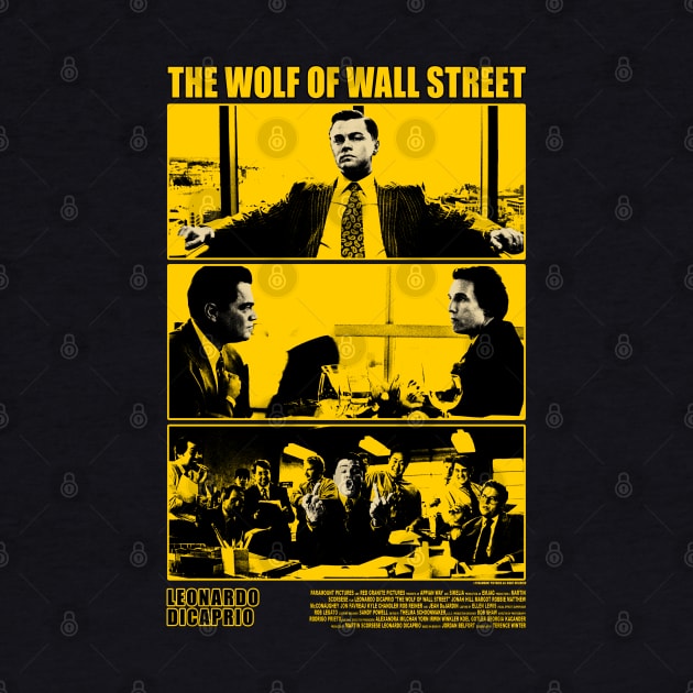 the wolf of wall street grunge by Genetics art